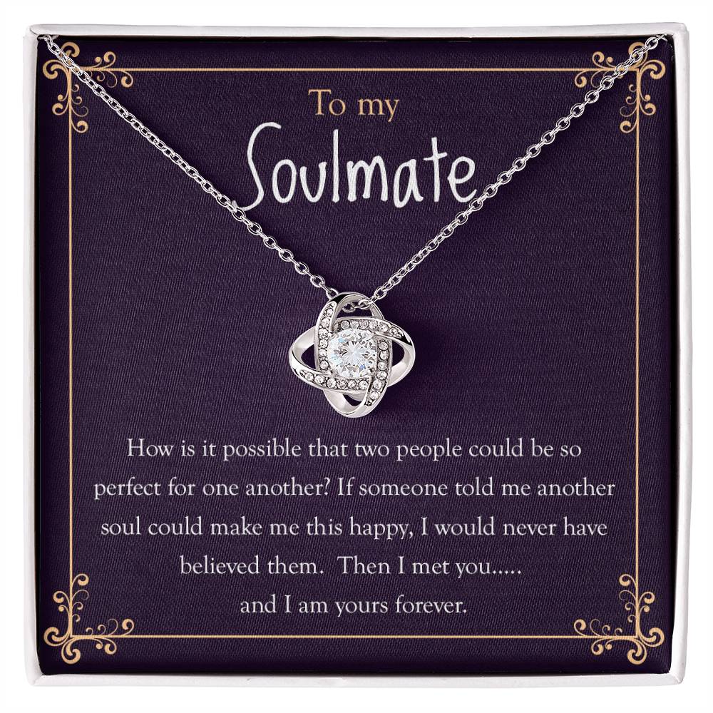 To My Soulmate | Love Knot Necklace