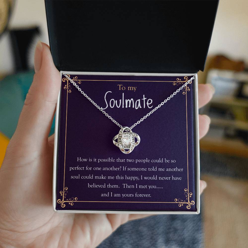 To My Soulmate | Love Knot Necklace