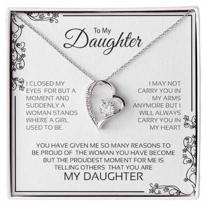 To My Daughter | Forever Love Necklace