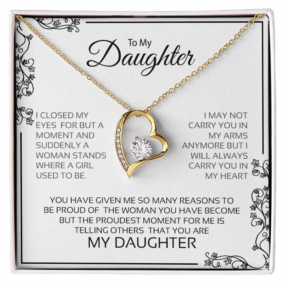 To My Daughter | Forever Love Necklace